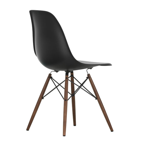 Cadeira Eames em Plástico DSW / Base dark maple